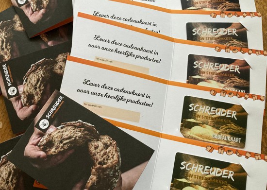 Cadeaupasjes van bakkerij Schreuder Cadeaupasjes van bakkerij Schreuder